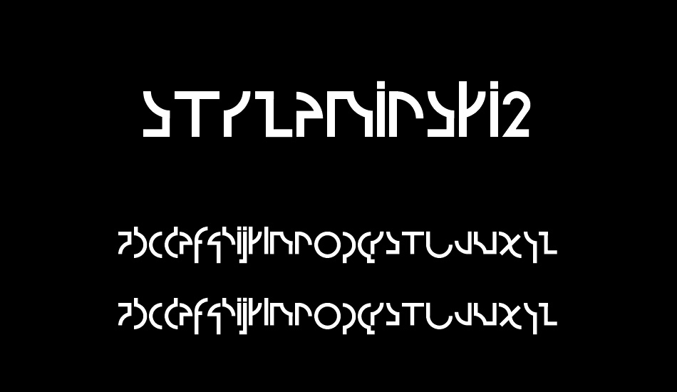 strzeminski2 font