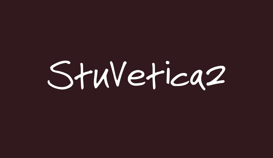 stuvetica2 font big