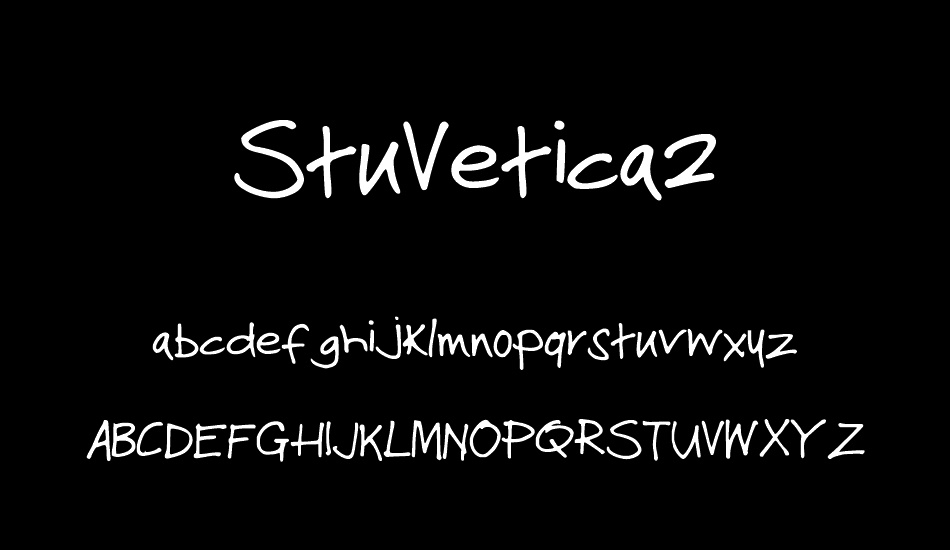 stuvetica2 font