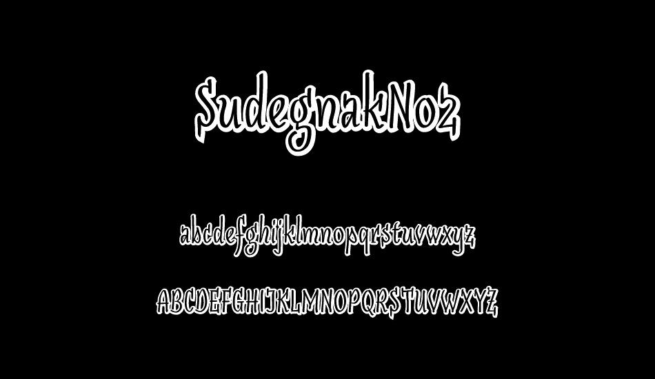 sudegnakno2 font