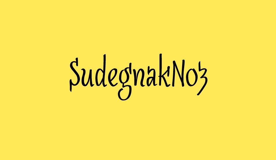 sudegnakno3 font big