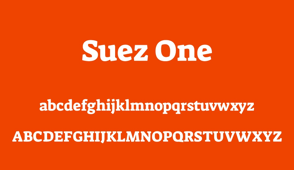 suez-one font