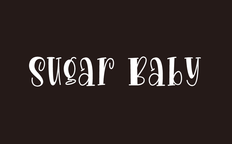 Sugar Baby font big