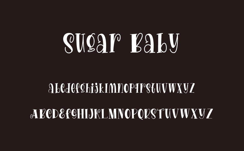 Sugar Baby font