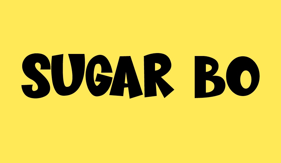 sugar-bomb font big