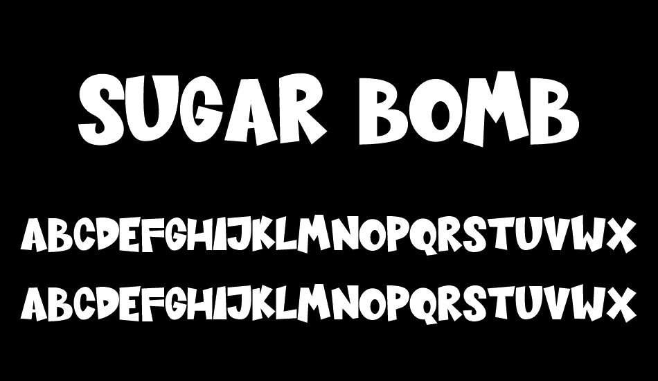 sugar-bomb font