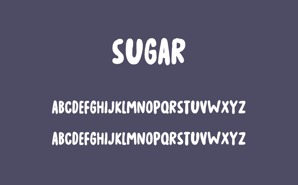 Sugar Free font