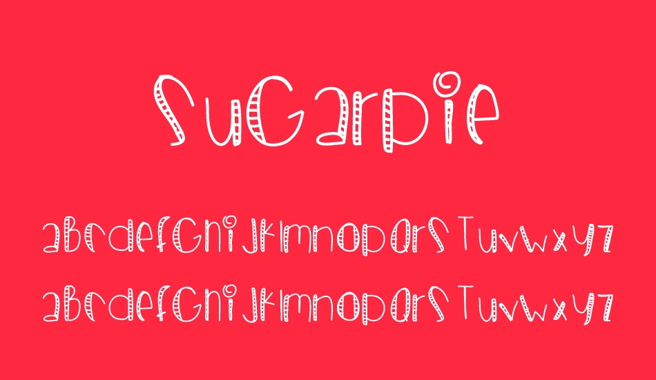 sugarpie font