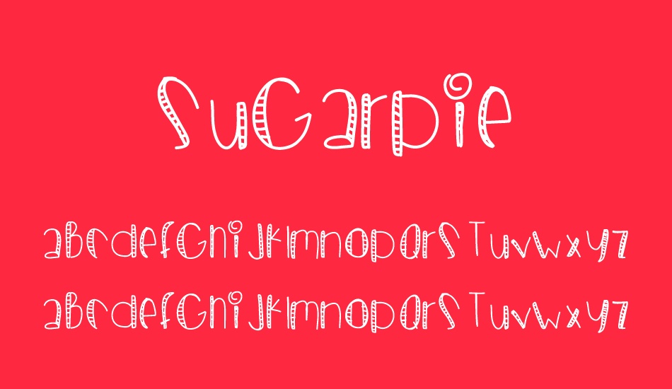 sugarpie font