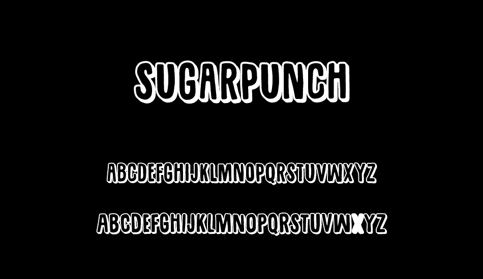 sugarpunch-demo font