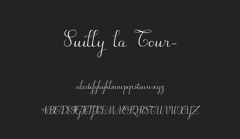 suilly-la-tour-demo font