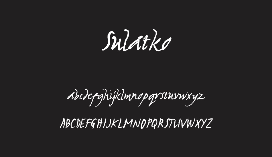 sulatko font