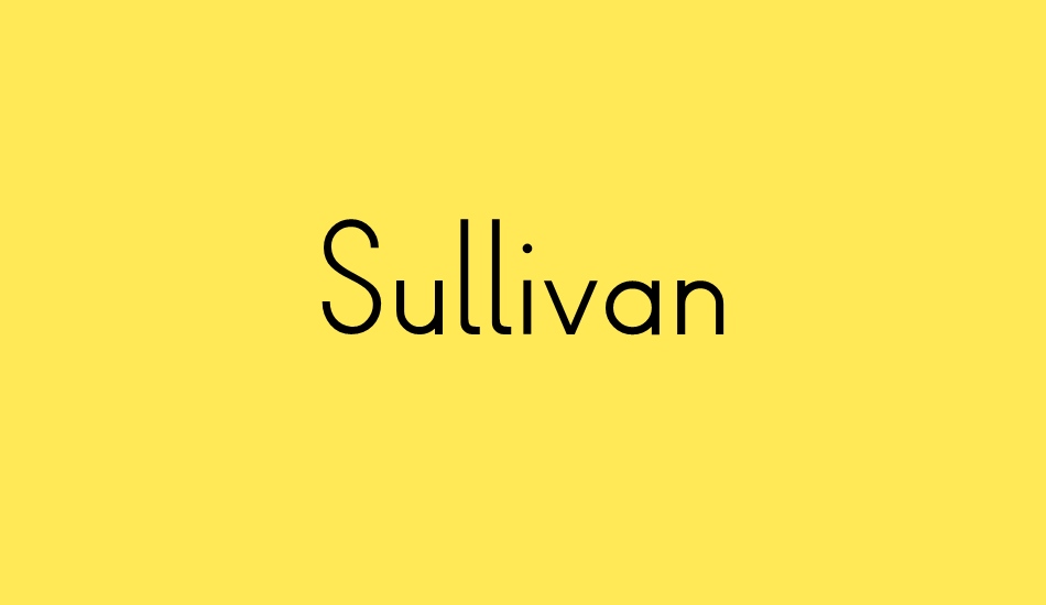 sullivan font big