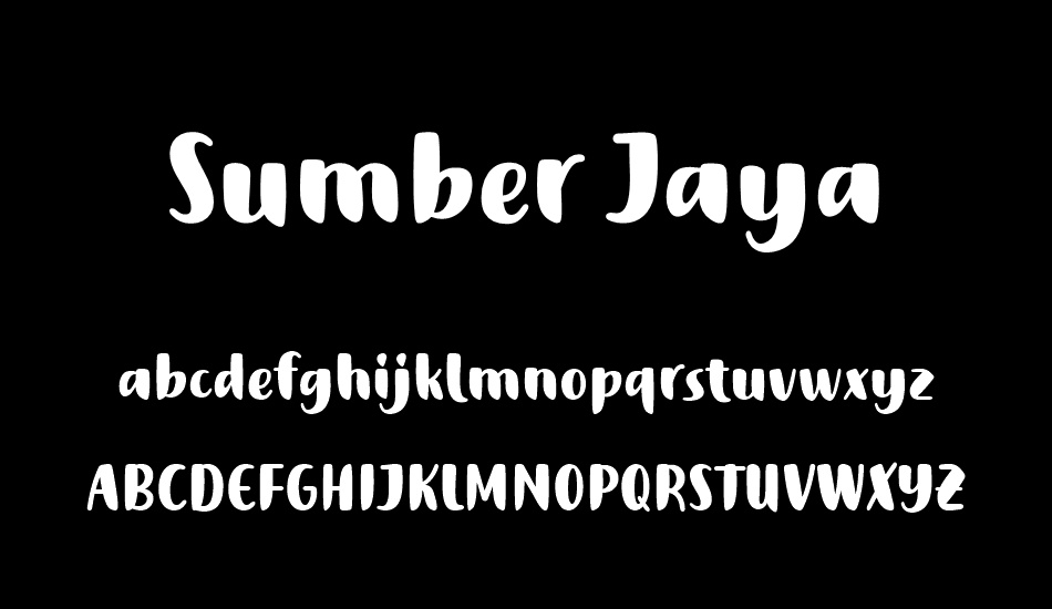 sumber-jaya font