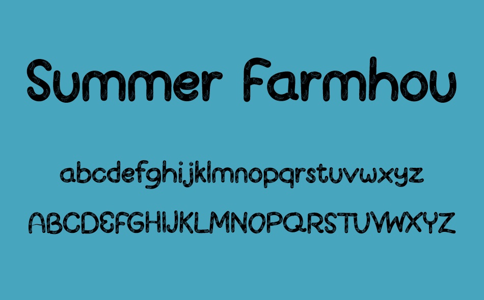 Summer Farmhouse font