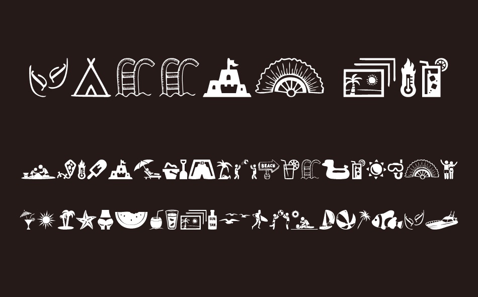 Summer Icons font