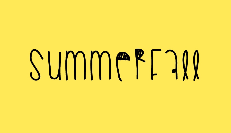 summerfall font big