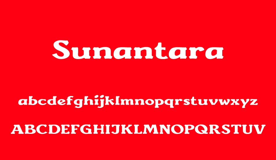 sunantara font