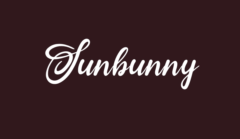 sunbunny font big