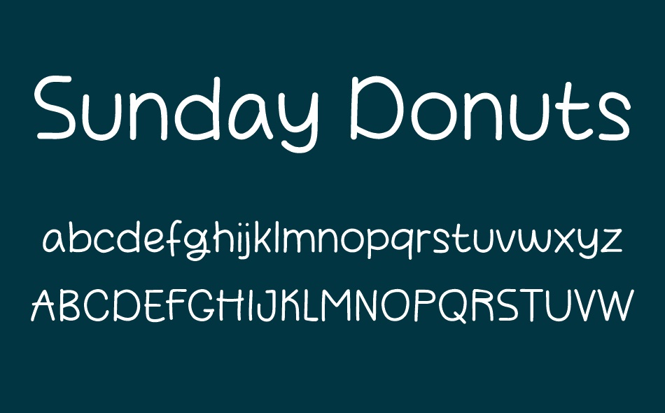 Sunday Donuts font