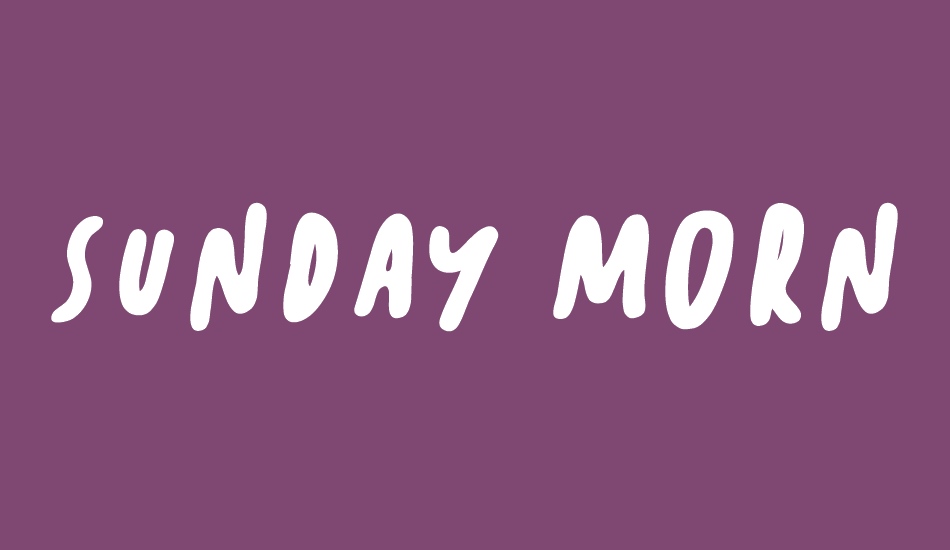 sunday-morning font big