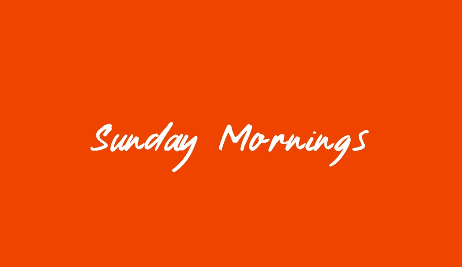 sunday-mornings font big