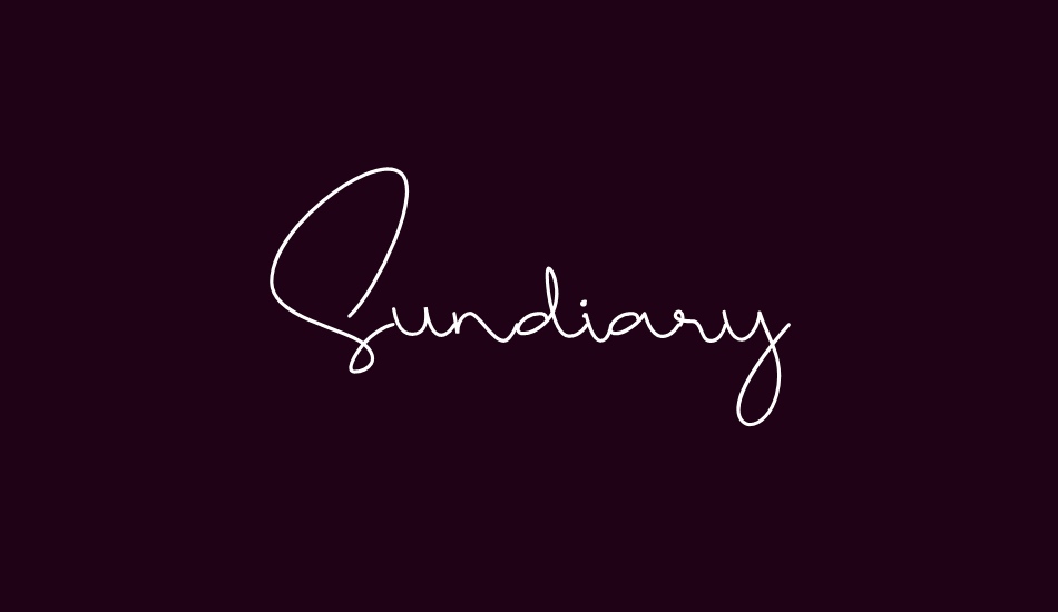 sundiary-demo font big