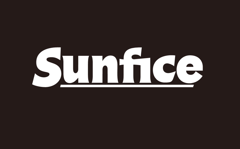 Sunfice font big