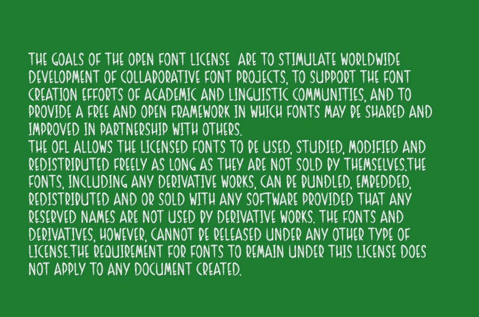 Sunrise Island font 1