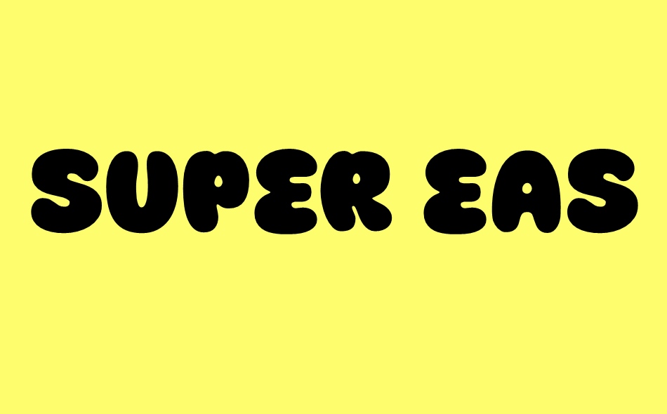 Super Easy font big