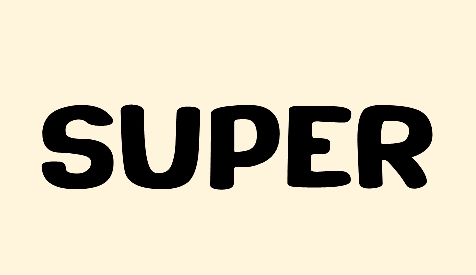 super-marker font big