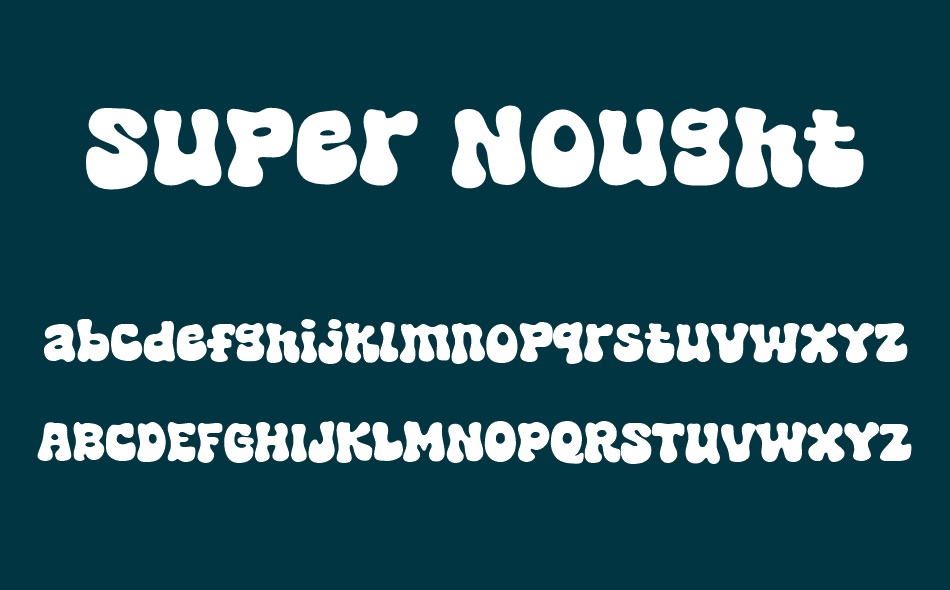 Super Nought font