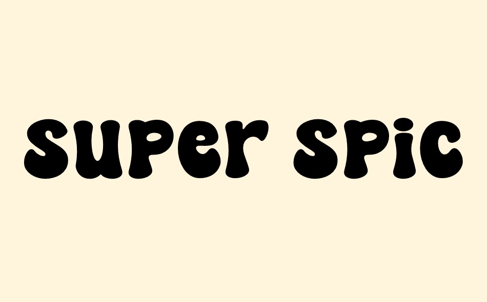 Super Spicy font big