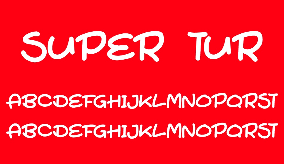 super-turnips font