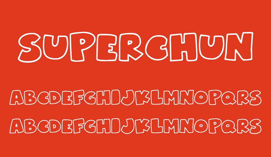 superchunky font