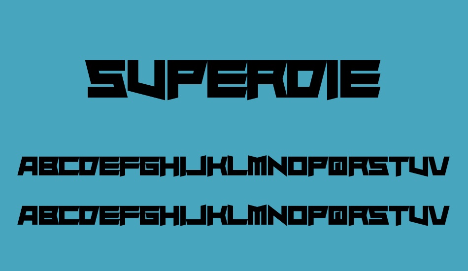 superdie font