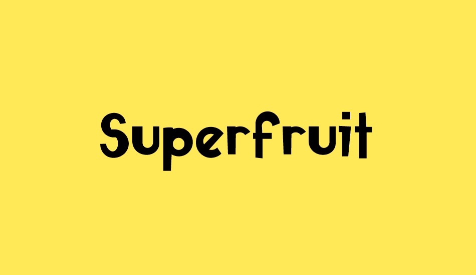 superfruit font big