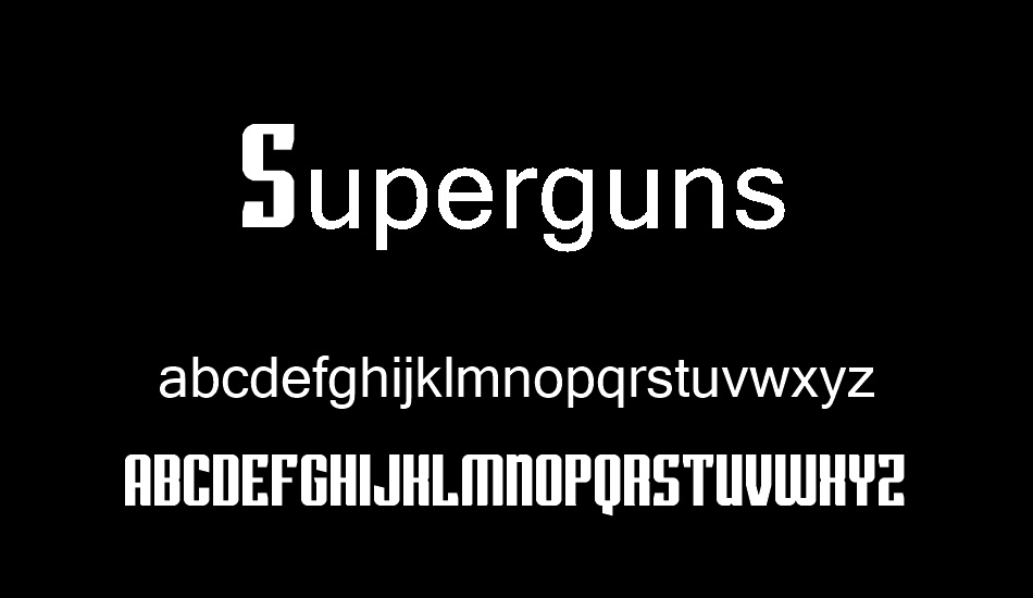 superguns font