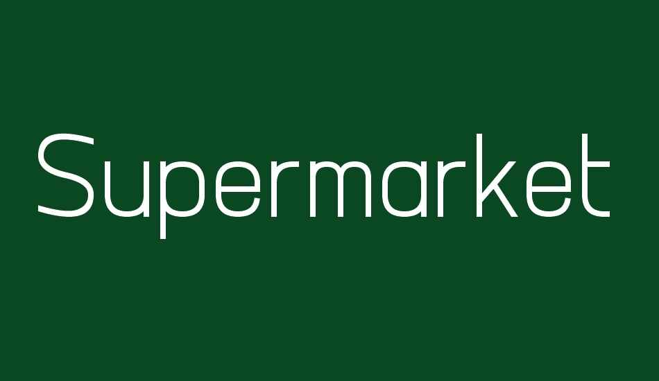 supermarketed font big