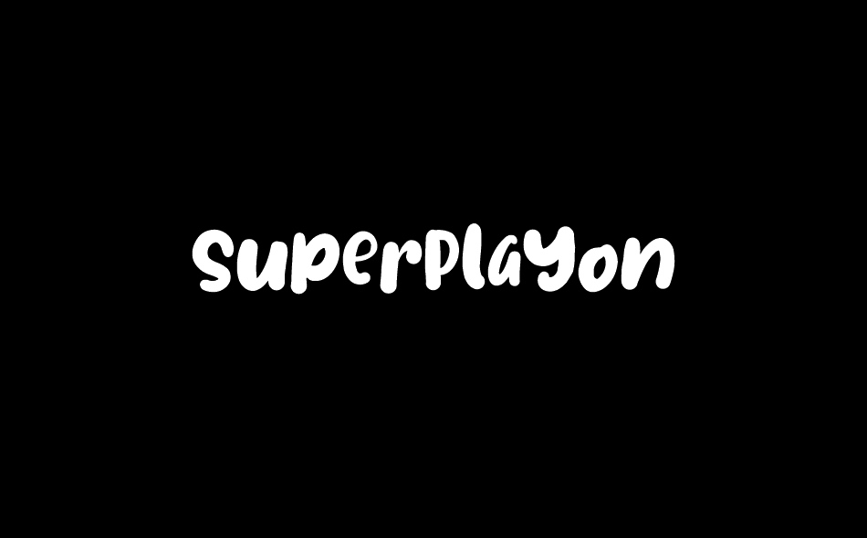 Super Playon font big