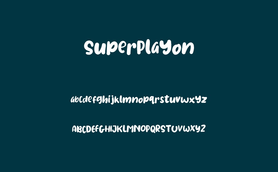 Super Playon font
