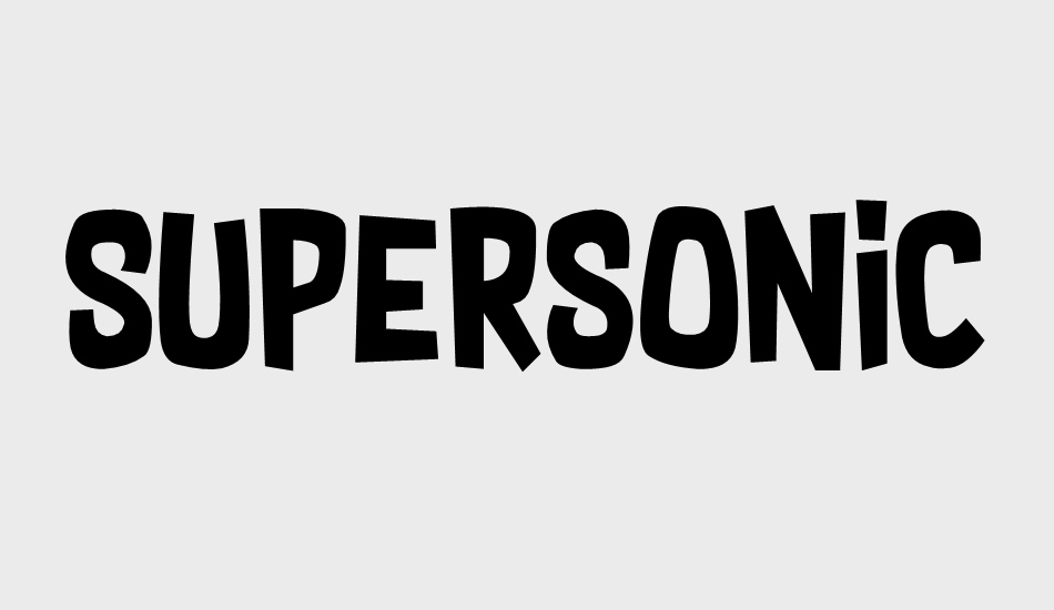 supersonic-rocketship font big