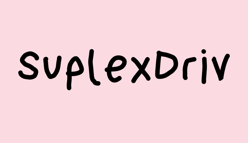 suplexdriver font big