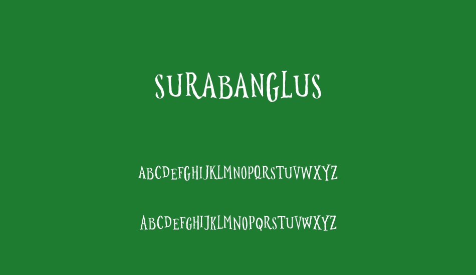 surabanglus font