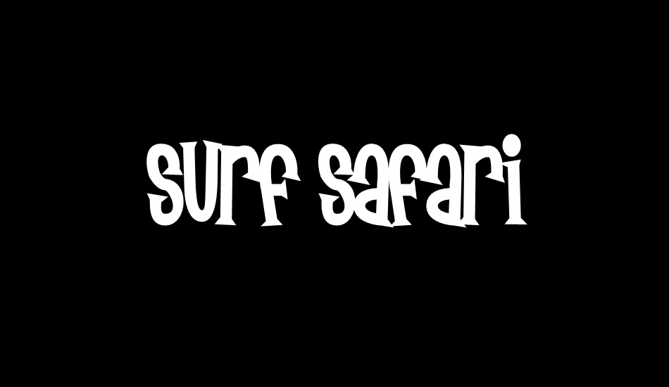 surf-safari font big