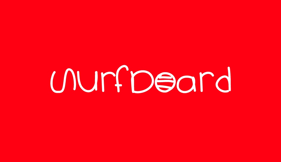 surfboard font big