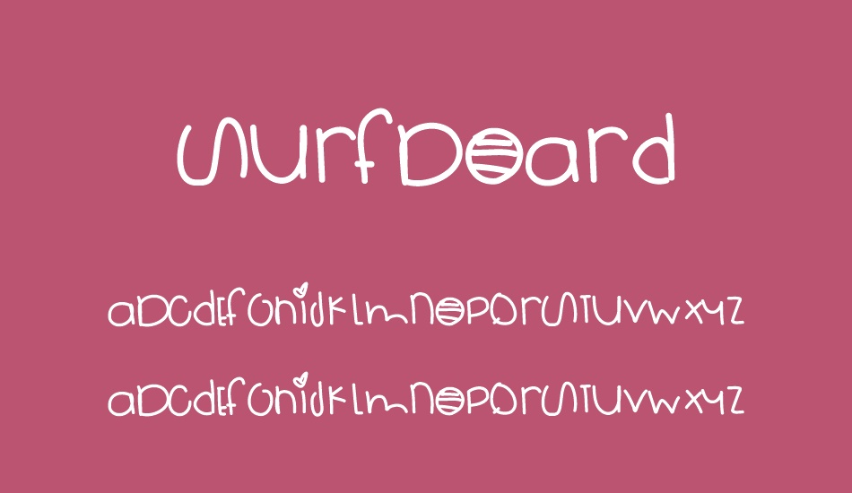 surfboard font