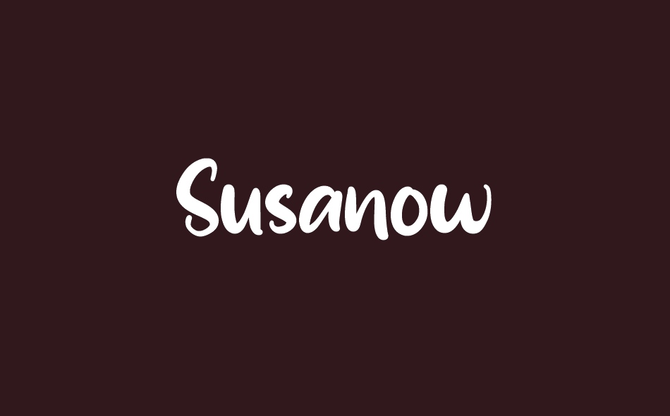 Susanow font big