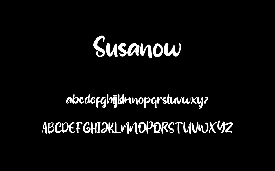 Susanow font
