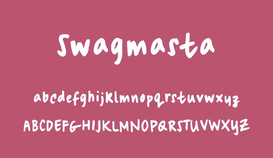 swagmasta font